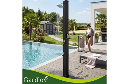 Napfényes kerti zuhany 35 Liter + tartozékok