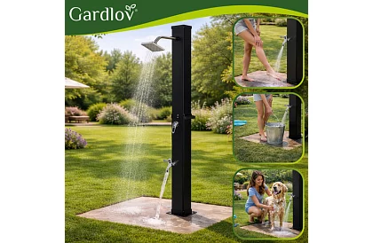 Napfényes kerti zuhany 35 Liter + tartozékok