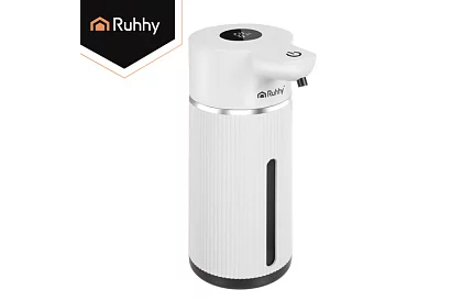 Érintés nélküli automatikus LCD szappanadagoló 420 ml - fehér