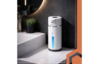 Érintés nélküli automatikus LCD szappanadagoló 420 ml - fehér