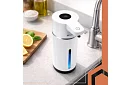 Érintés nélküli automatikus LCD szappanadagoló 420 ml - fehér