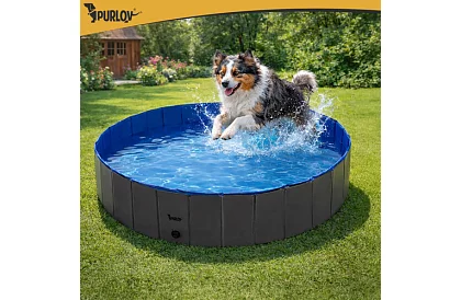 Összecsukható kutyamedence 600 l - 160 x 30 cm