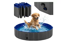 Összecsukható kutyamedence 600 l - 160 x 30 cm