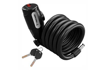 Acél kerékzár 150 cm, 12 mm vastag kötél