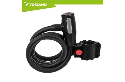 Acél kerékzár 150 cm, 12 mm vastag kötél