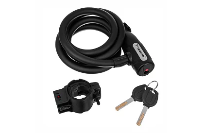 Acél kerékzár 150 cm, 12 mm vastag kötél