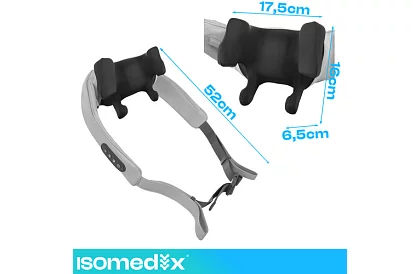 Vezeték nélküli nyakmasszírozó készülék fűtéssel - Shiatsu 22,2 W