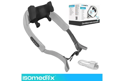 Vezeték nélküli nyakmasszírozó készülék fűtéssel - Shiatsu 22,2 W