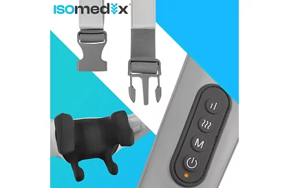 Vezeték nélküli nyakmasszírozó készülék fűtéssel - Shiatsu 22,2 W