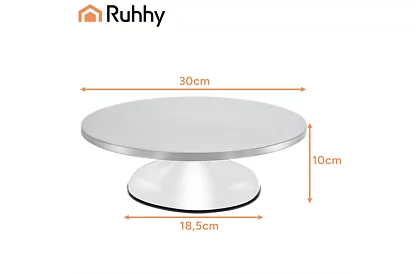 Forgatható fém állvány - tortatál 30 cm