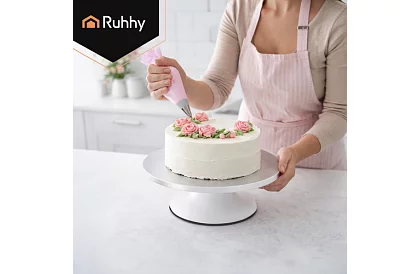 Forgatható fém állvány - tortatál 30 cm