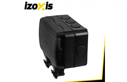 Vízálló kültéri dupla aljzat fedéllel - IP66, 230V, 16A