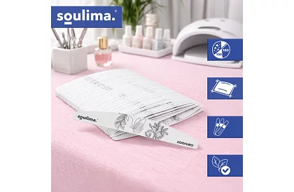 Vékony körömreszelő 100/180 - 100 darabos készlet