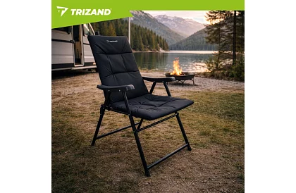 Összecsukható kemping szék karfával -  2 darab