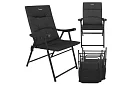 Összecsukható kemping szék karfával -  2 darab