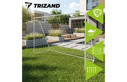 Fém futballkapu 213x150x90 cm