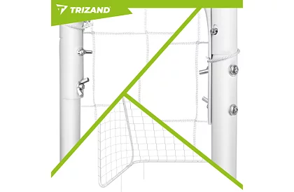 Fém futballkapu 213x150x90 cm