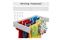 Fali függőleges ruhaszárító 80 cm