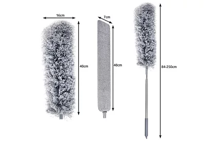 Teleszkópos vékony mop – poroló - 2 kiegészítő