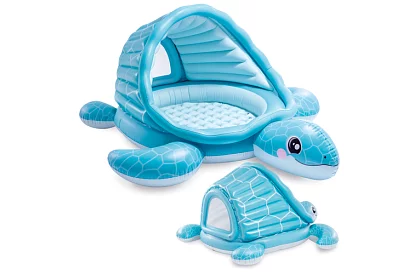 Felfújható medence napernyővel 218 × 206 × 97 cm Turtle Cove Playland, I48677NP