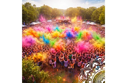 Színes porok készlete Holi Powder 10×100 g