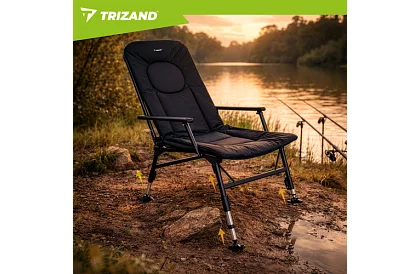 Horgász összecsukható állítható szék karfákkal