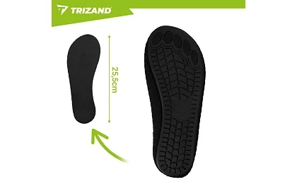 Vízis cipők – csúszásgátló, gyorsan száradó – fekete, 41-es méret