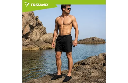 Vízis cipők – csúszásgátló, gyorsan száradó – fekete, 41-es méret