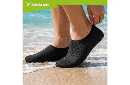 Vízicipők – csúszásgátló, gyorsan száradó – fekete, 45-ös méret