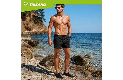 Vízicipők – csúszásgátló, gyorsan száradó – fekete, 45-ös méret