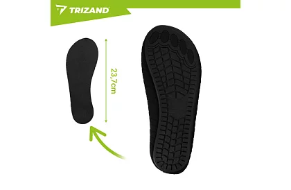 Vízbe való cipők – csúszásgátló, gyorsan száradó – fekete, 39-es méret