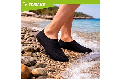 Vízbe való cipők – csúszásgátló, gyorsan száradó – fekete, 44-es méret