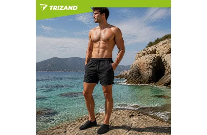 Vízbe való cipők – csúszásgátló, gyorsan száradó – fekete, 44-es méret