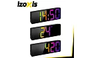 LED színes ébresztőóra – órák kijelzővel és hőmérővel