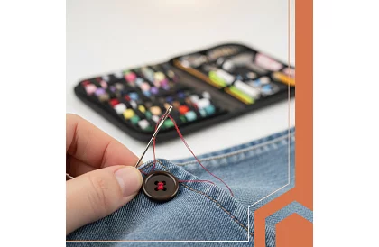 Varrás készlet 129 elemmel – utazási varrókészlet