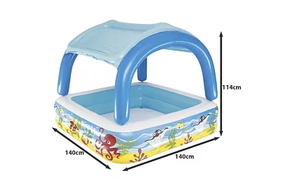 Felfújható medence napernyővel – 265 liter, B52192
