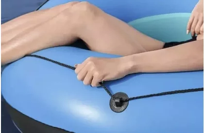 Felfújható gyűrű háttámlával és italtartóval – B43108