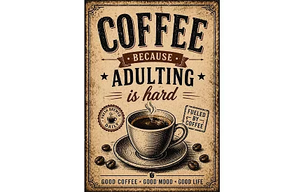 Coffee adulting - kép - Kávé a nehéz élethez 09