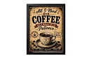 Need coffee - kép - Kávé és türelem retró stílusban 10