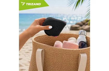 Vízis cipők – csúszásgátló 5 mm, gyorsan száradó – fekete-rózsaszín, 36-os méret