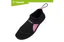 Vízis cipők – csúszásgátló 5 mm, gyorsan száradó – fekete-rózsaszín, 36-os méret