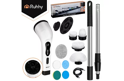 Elektrikus tisztító forgókefe - Spin Scrubber + 9 fej