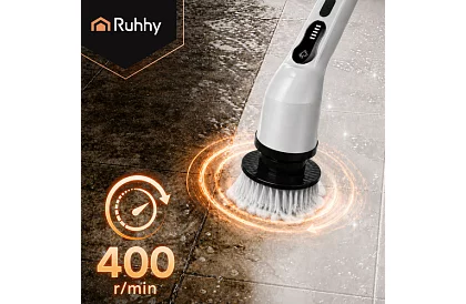Elektrikus tisztító forgókefe - Spin Scrubber + 9 fej