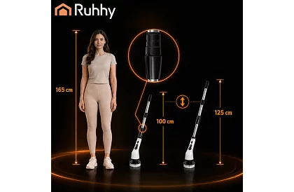 Elektrikus tisztító forgókefe - Spin Scrubber + 9 fej