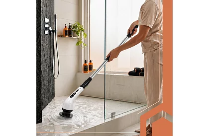 Elektrikus tisztító forgókefe - Spin Scrubber + 9 fej