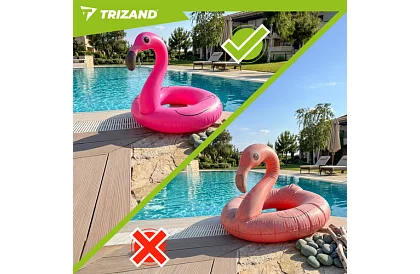 Felfújható flamingó gyűrű 102 cm