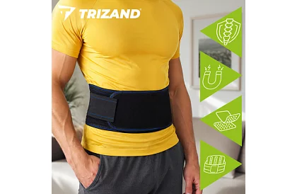 Derék mágneses öv állítható 85–100 cm – 24 mágnes