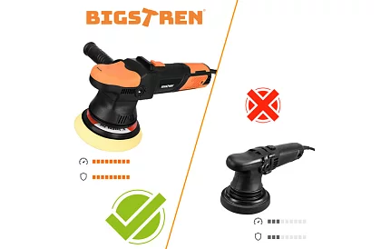 Orbitális autó polírozó 125/150 mm – 900 W + tartozékok