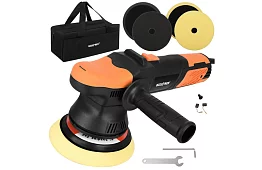 Orbitális autó polírozó 125/150 mm – 900 W + tartozékok