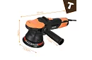 Orbitális autó polírozó 125/150 mm – 900 W + tartozékok